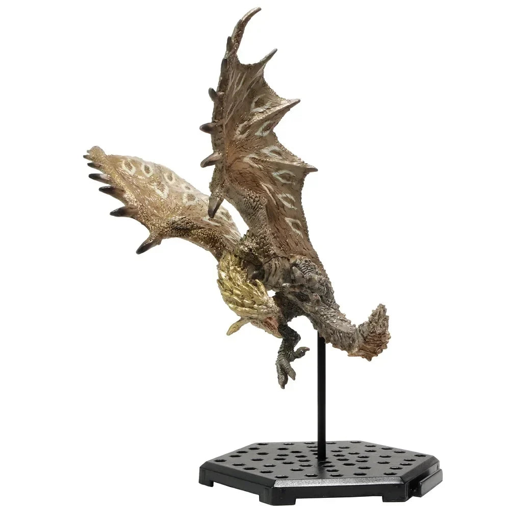 Genuine Scale Model Monster Hunter Rise of Dawn Series Brilliant Black Dragon Safi'jiiva Action Figure Toys
