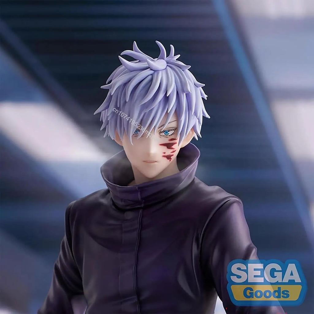 In stock Original jujutsukaisen Luminasta Gojo Satoru Anime Figure Model Toy Desktop ornaments Collections Christmas Gift