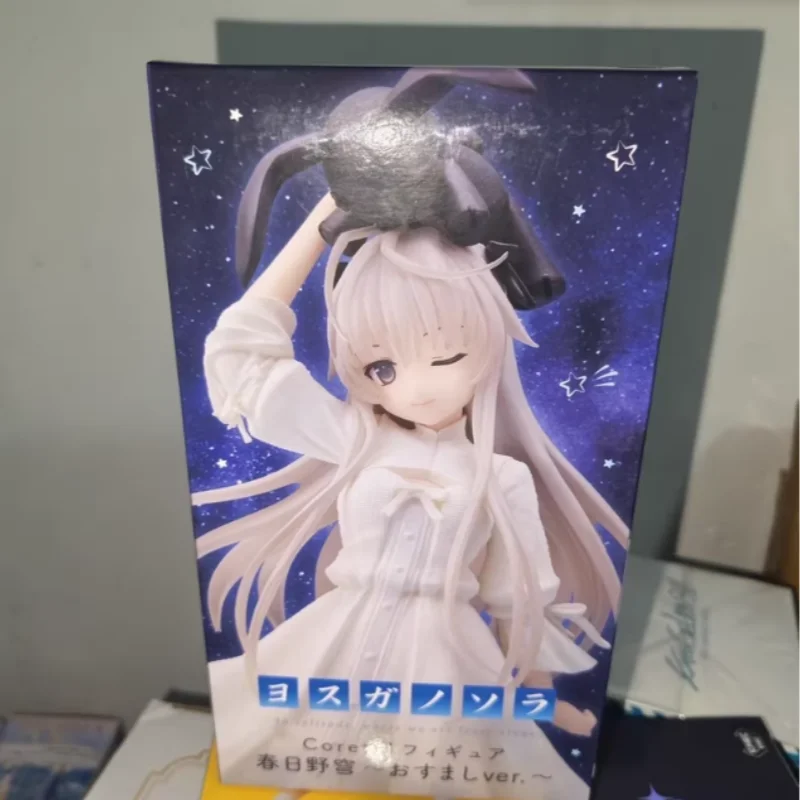 New Original Taito Yosuga No Sora Anime Figure Blink Calmly Kasugano Sora White Dress Pvc Action Figure Desktop Model Doll Toys