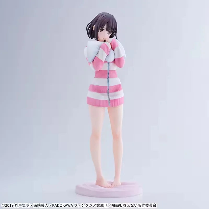 In Stock SEGA Luminasta Saekano The Movie Finale Megumi Kato Pajamas Ver Anime Figure Action Model Collectible Toys Gift