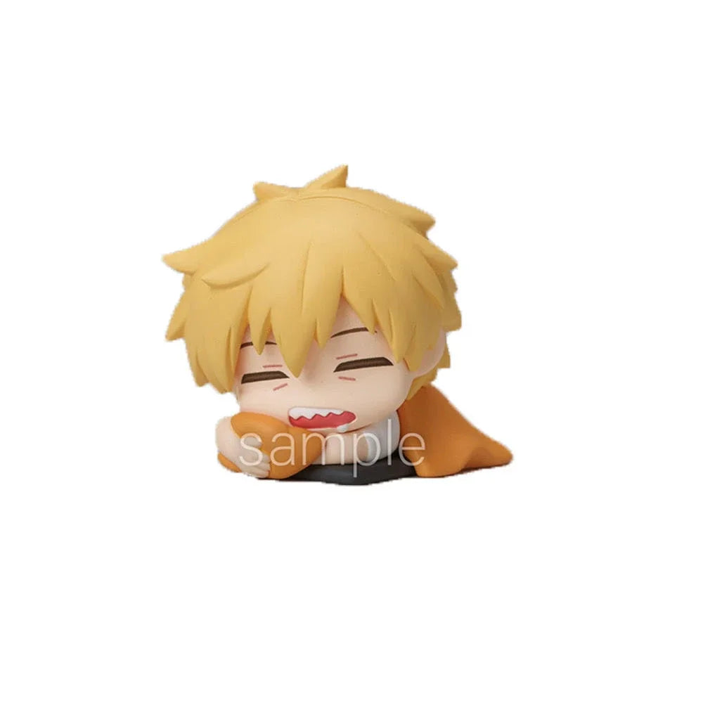 Chainsaw Man Power Figure Anime Denji Aki Statue Makima Sleeping Action Figurine Sculpture Ornament Decoration Table Accessories
