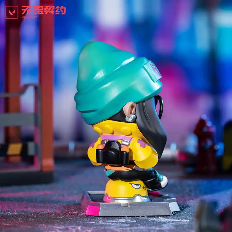 Original Valorant Killjoy Q Version Anime Figure Official Game Merchandise Decoration Model Decoration Toy Gifts
