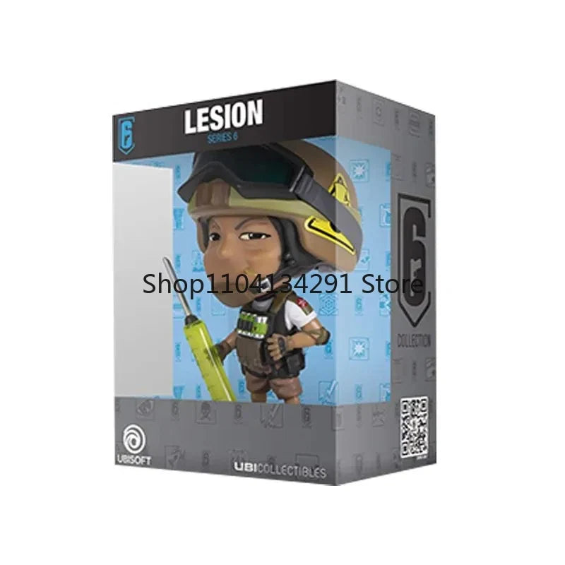 10cm R6 Rainbow Six Siege Figure Blitz Montagne Bandit Caveira Thermite Ash Action Figure Q Version Collection Decora Toys Gifts