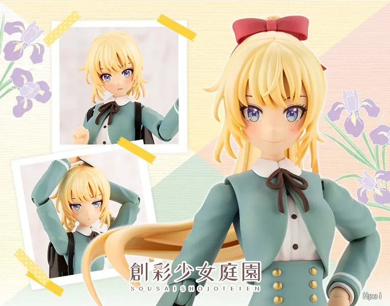 Kotobukiya JK010 SOUSAISHOJOTEOEN Saint Iris Girls' Academy High School Winter Clothes 1/10 Scale Full Action Plastic Model Kit