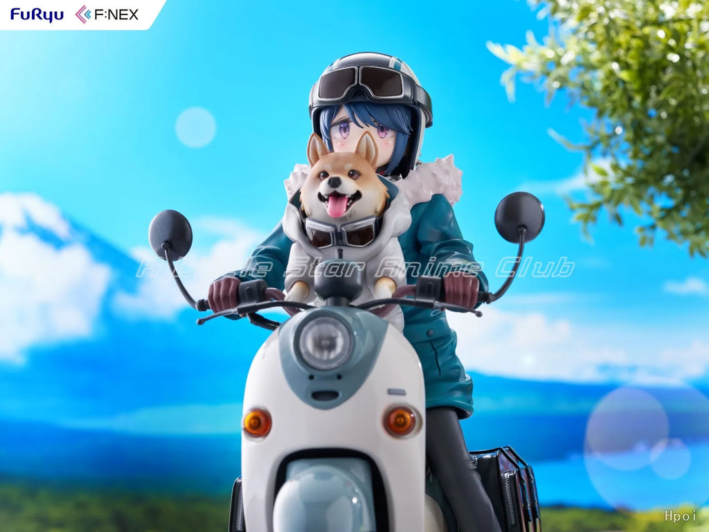 In Stock Original F:NEX LAID-BACK CAMP Rin Shima 1/7 Anime Figure Model Collection Gift Toys