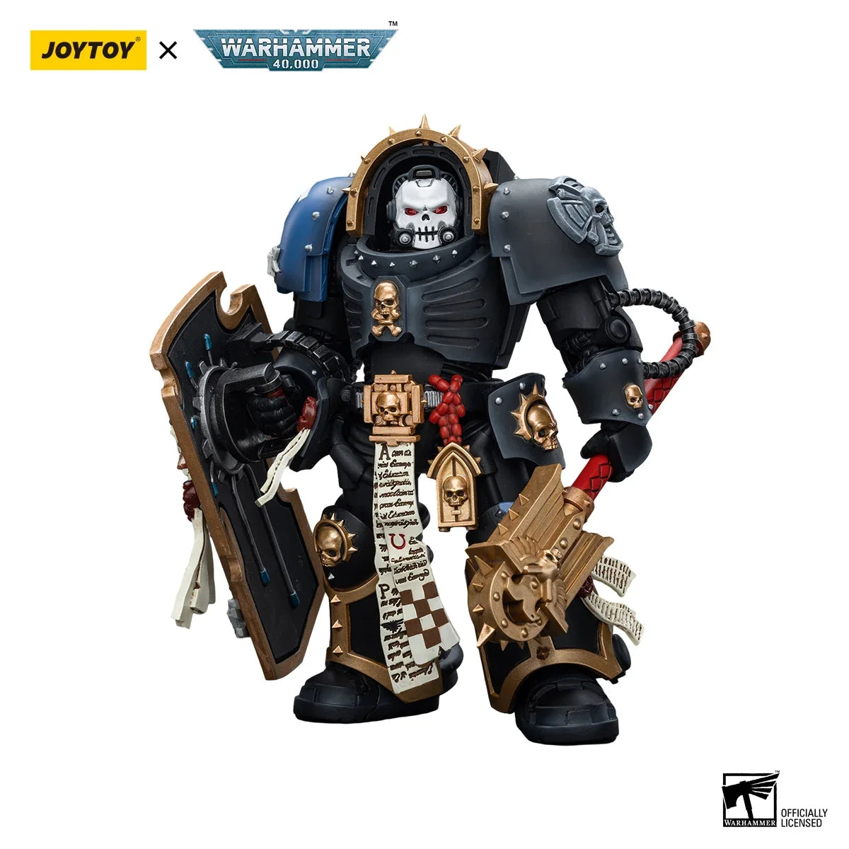 1/18 JOYTOY Action Figure 40K Ultramarines Chaplain in Terminator Armour Re-issue Version Anime Model Toy