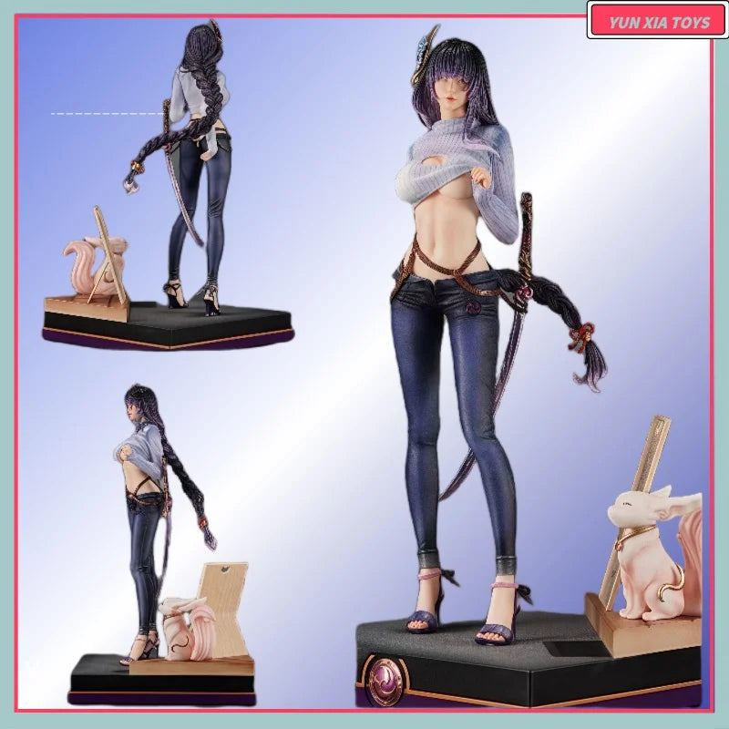 Fa Thunder General Sexy Daily Dress Thunder Silence Resin Head Carving Handmade Fashion Collection Model Ornament Gift