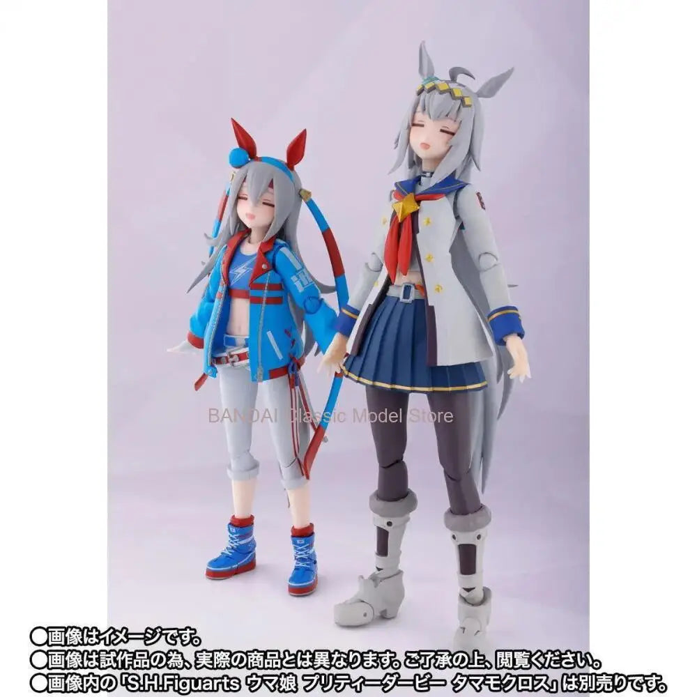 BANDAI Original S.H.Figuarts Series Oguri Cap Tamamo Cross Action Figure Assembly Model Toys Collectible Model Ornaments