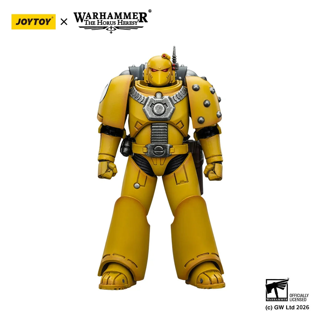 JOYTOY Warhammer 40K Imperial Fist MKVI Tactical Legionary 1/18 Action Figure Toy Collection