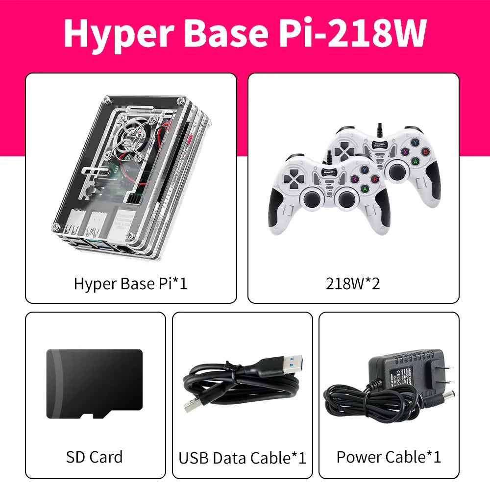 CM4 Raspberry Pi 4 Model B video Game Console Retro Game Box MINI PC With 90000+Games Batocera OS wired&wireless network