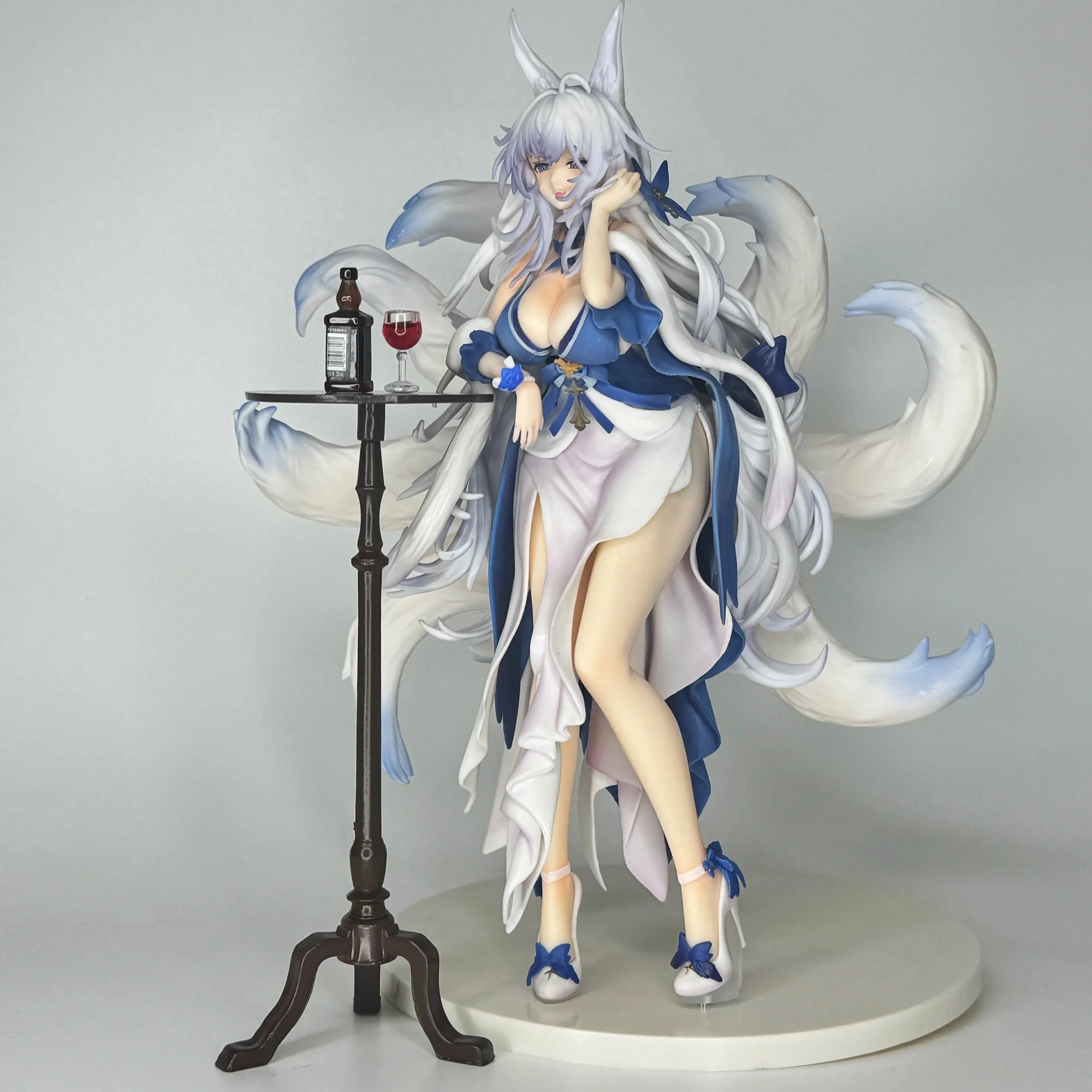 Blue Blue Airline Shinano Haze Moon Tenth Night Dress GK Handmade Anime Pretty Girl Peripheral Model Ornament Wholesale