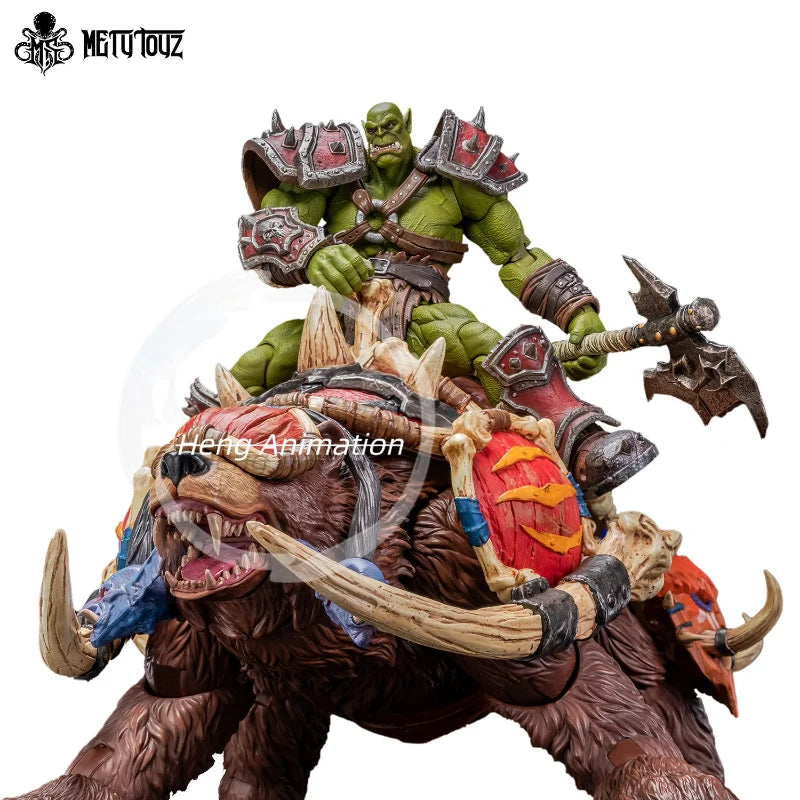 Pre-order: Mety Toyz Armoured Giant Bear Mount Model - Collector's Limited Edition Articulated Action Figure Anime Figurine -