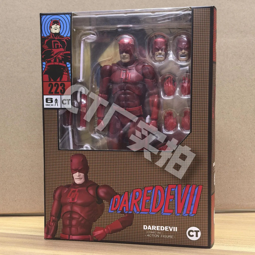 in stock Ct Toys Daredevil Action Figure Mafex 223 Shf Comic-Style PVC Figurines Statue for Collection And Desk Decoration Gifts