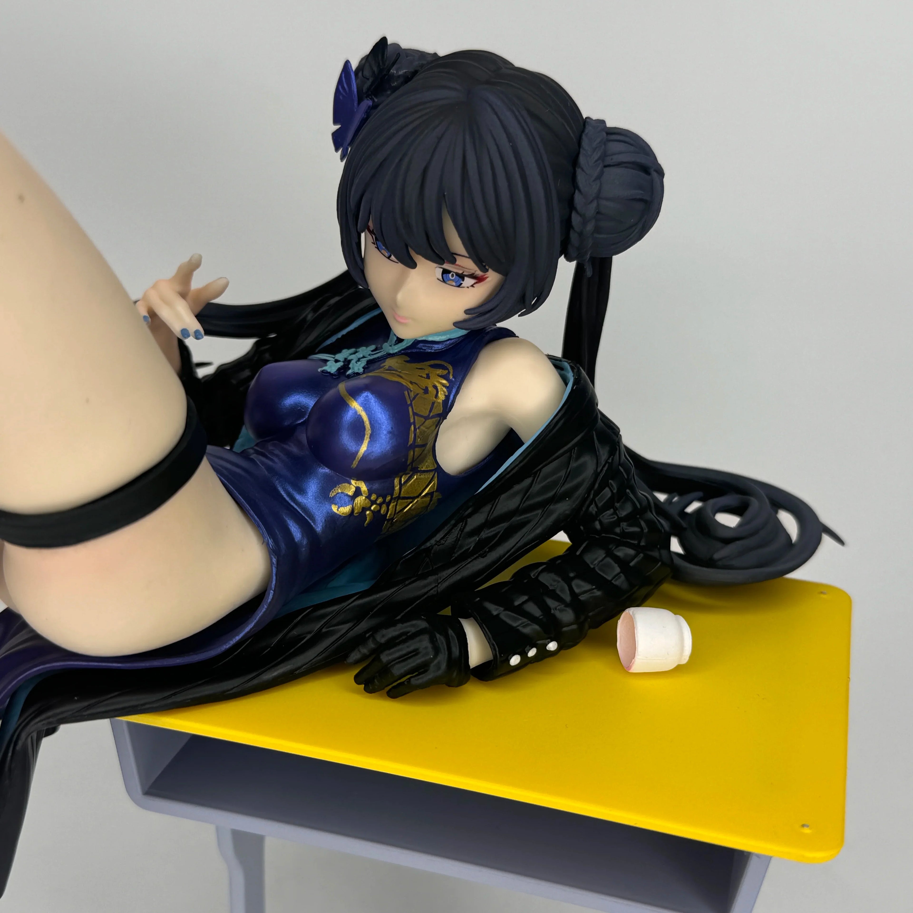 Blue Blue Archive Fans Due to Misaki Full Painting Pretty Girl Anime GK Model Ornament Handmade Trendy Play