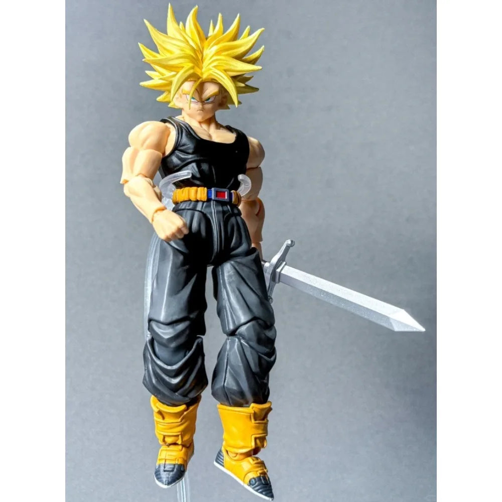 Tonsenarttoys Dragon Ball Z Super Saiyan Future Trunks S.H.Figuarts Anime Action Figure Model Figurine Collection Toys Gifts