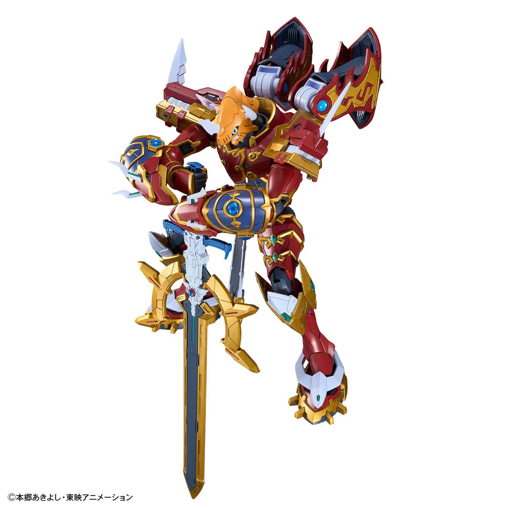 BANDAI Figure-rise Standard Amplified Digimon Adventure Digimon Frontier Kaiser Greymon Anime Action Figures Assembly Model Toy