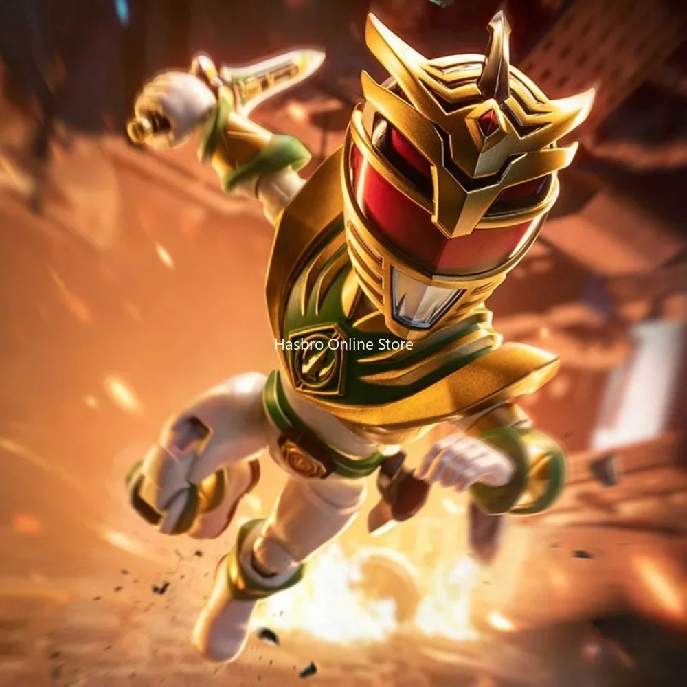 Hasbro & Innovation Point Power Rangers Green Ranger Lord Drakkon Dino Fury Collectible 13.5cm Q Action Figure Xmas Gift 500350