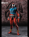 Original BANDAI Spider Man Across the Spider-Verse Anime Scarlet Spider S.H.Figuarts Anime Figure Action Figurine Model Figuarts