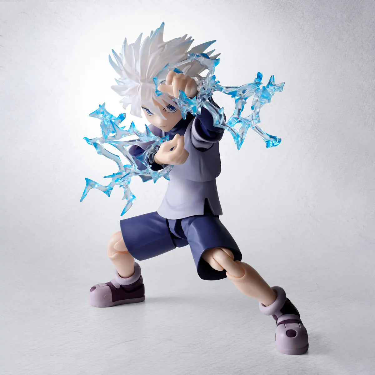 Genuine Bandai Original HUNTER HUNTER Figure Model Kits S.H.Figuarts 1/12 Anime Figures Killua Zoldyck Action Model Toys Gift