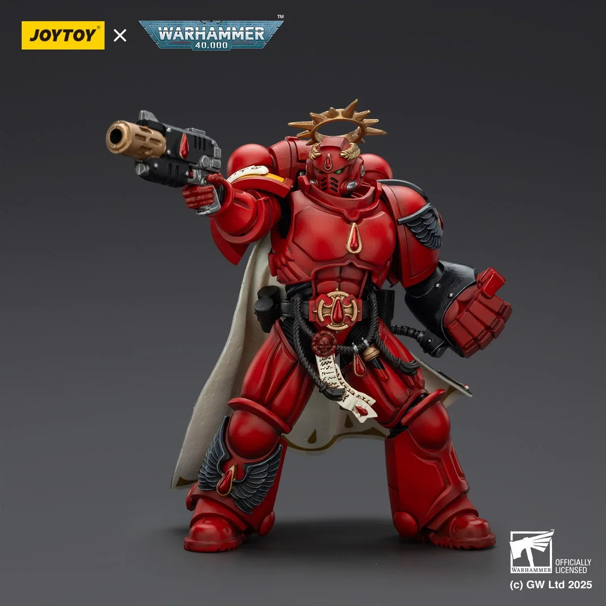 【MT】JOYTOY Warhammer 40K Blood Angels Captain with Inferno Pistol & Power Fist 1/18 Action Figure Model Toys