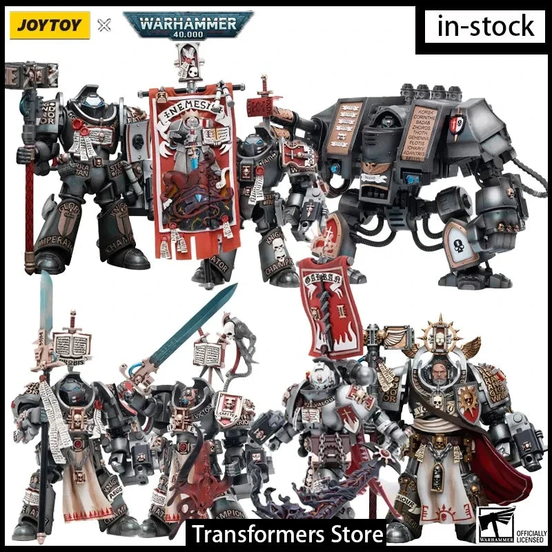 [In-Stock] Joytoy 1/18 Warhammer 40K Grey Knightsbrotherhood Terminator Squad Action Figure Free Shipping Model Anime Collect