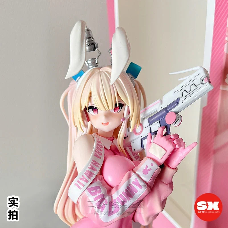 Premium Version Superbunny Action Figures Cute Pink Cute Girl Anime Model Collection Desktop Ornament Fashion Trend Gift