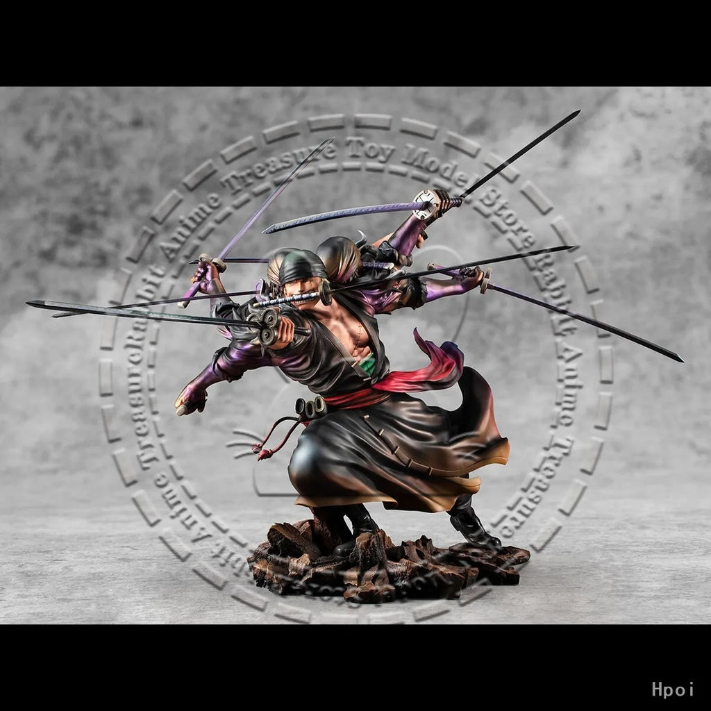 In Stock Original Genuine MegaHouse POP One Piece Roronoa Zoro WA-MAXIMUM Oni Ki Kitōryū Asura PVC Statue Collectible Figure