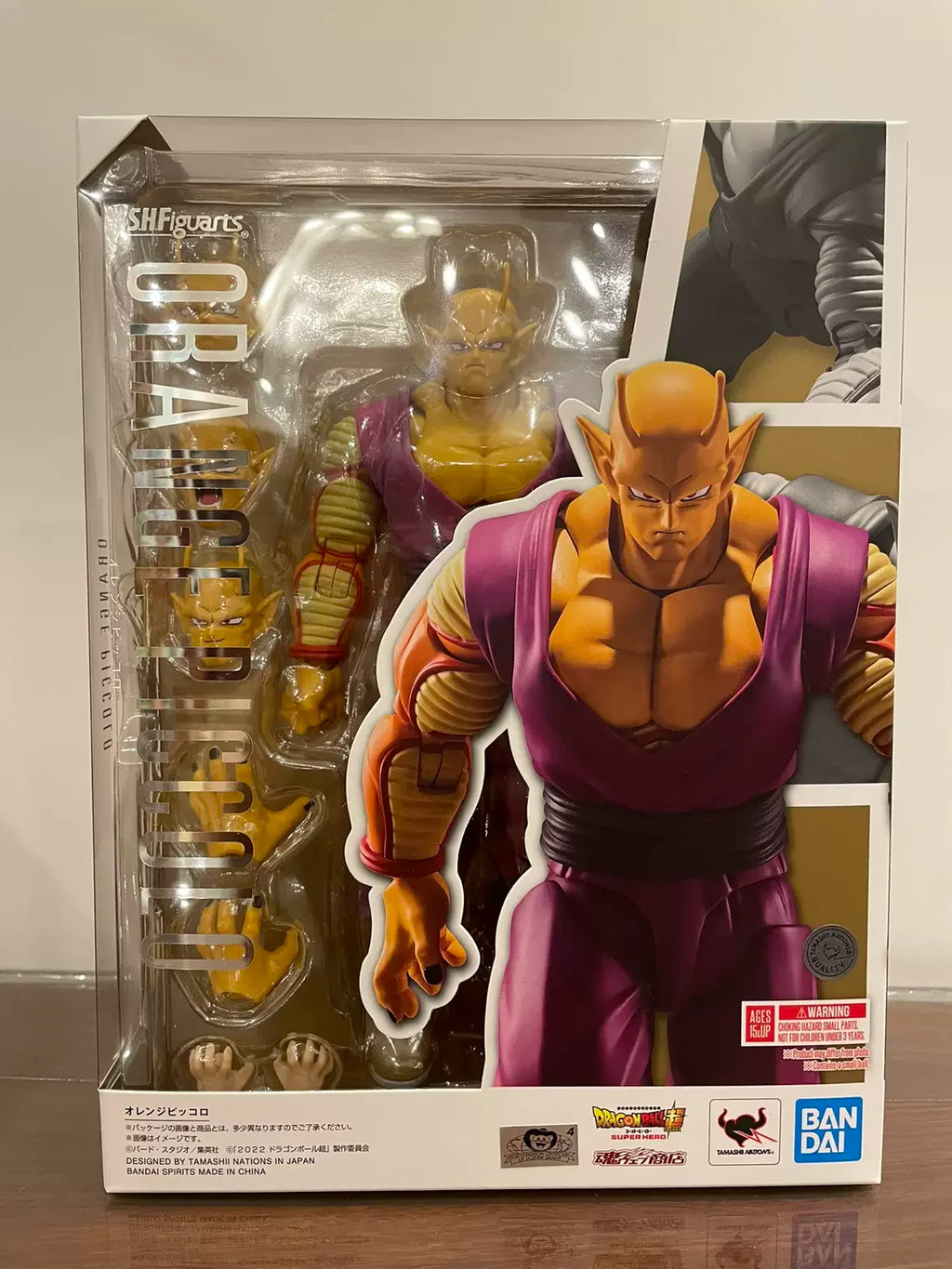 In Stock BANDAI S.H.Figuarts Dragon Ball SUPER HERO Orange Piccolo Theater Edition Action Figure Birthday Present Toys Gifts