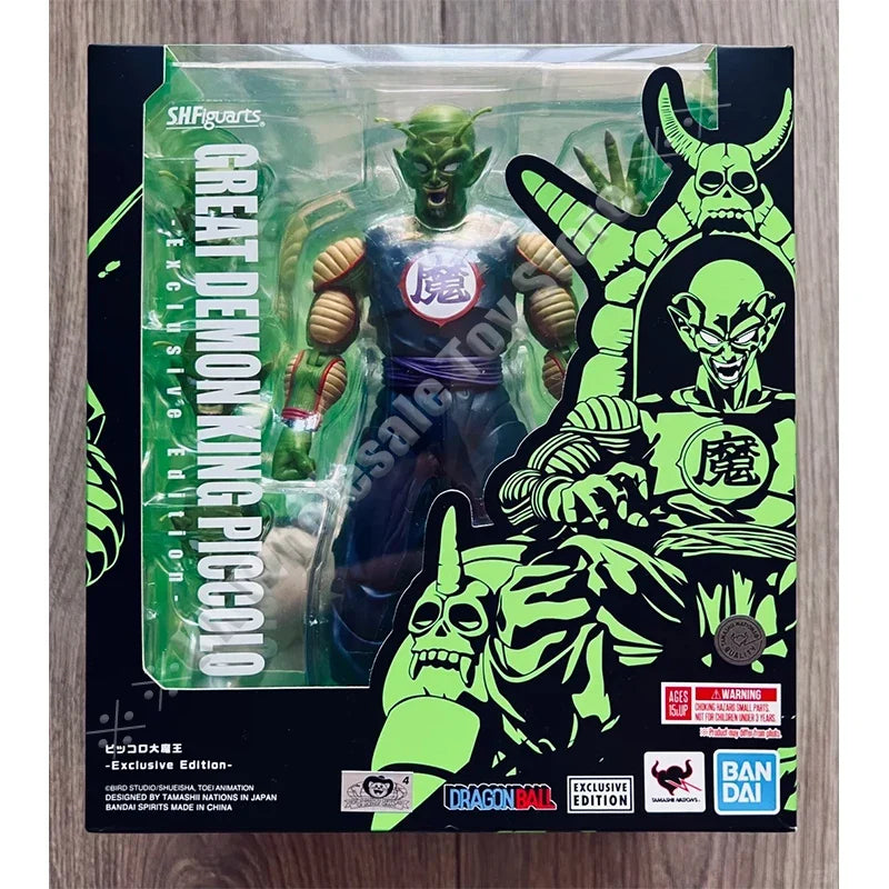 Original Bandai Daimao Figure Dragon Ball S.H.Figuarts 2025 SDCC Great Demon King Piccolo Exclusive Edition Anime Action Figure