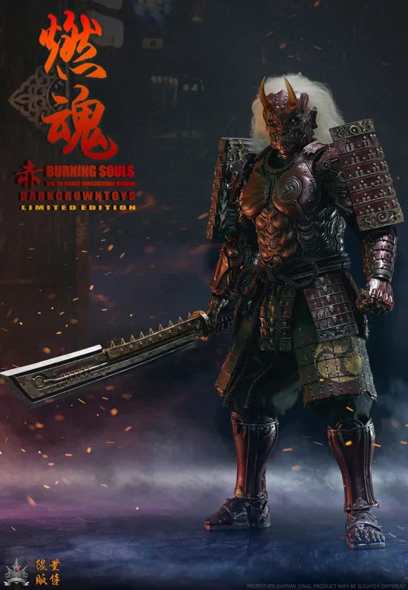 【 in Stock 】 Dark Crown Original DARKCROWNTOYS Dark Crown Burning Soul Red Ghost 1/6 Movable Soldier Model Toy Gift Collection