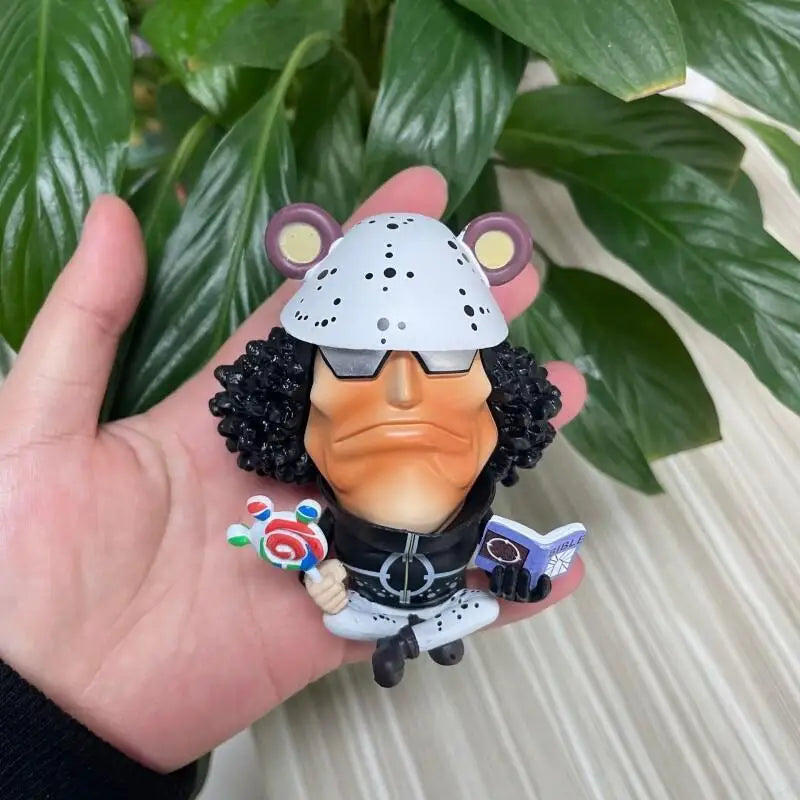 Bandai Q version One Piece King Big Head Lufei Solon Chobais Female Emperor Doll Blind Box Animation Ornaments