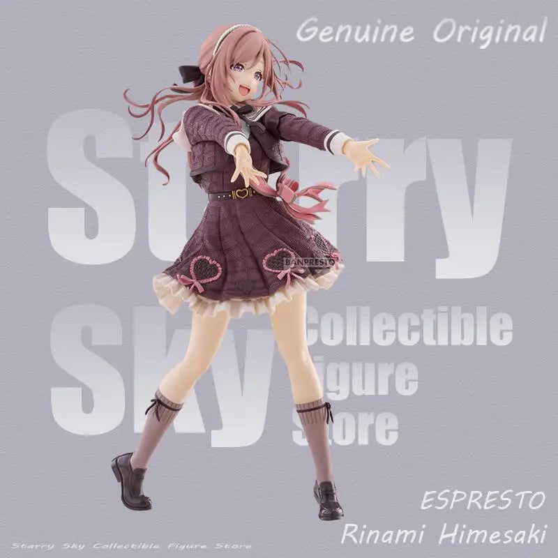 [Genuine Original] Bandai Banpresto The Idolm@ster Espresto Sweet Moment Rinami Himesaki In Stock PVC Anime Figure Model Toys