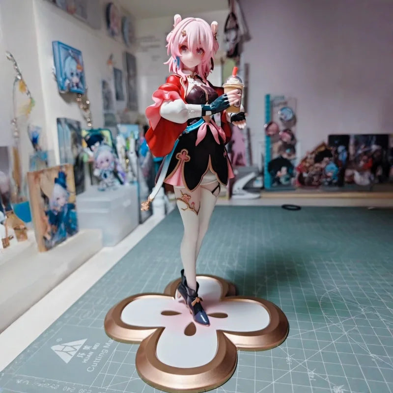 Myethos Honkai Star Rail March 7th Hunting Action Figure Original Collectible PVC Model Toy Cute Gift Desktop Ornament Decor