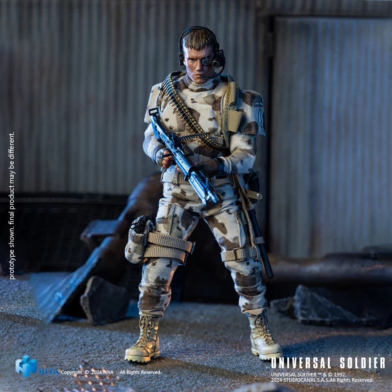 Inventory 1/12 Hiya Super Series Universal Soldier Luc Deverau Action Figure Exquisite Anime Collection Model Toy Holiday Gifts