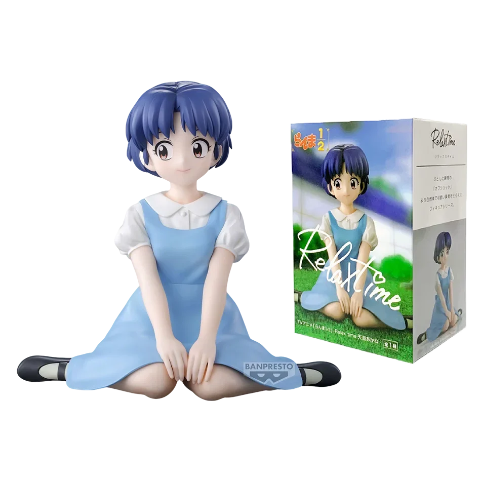 In Stock Original BANDAINAMCO BANPRESTO Ranma 1/2 Relax Time Shampoo Tendou Akane Ranma PVC Figure Model Collector Birthday Gift