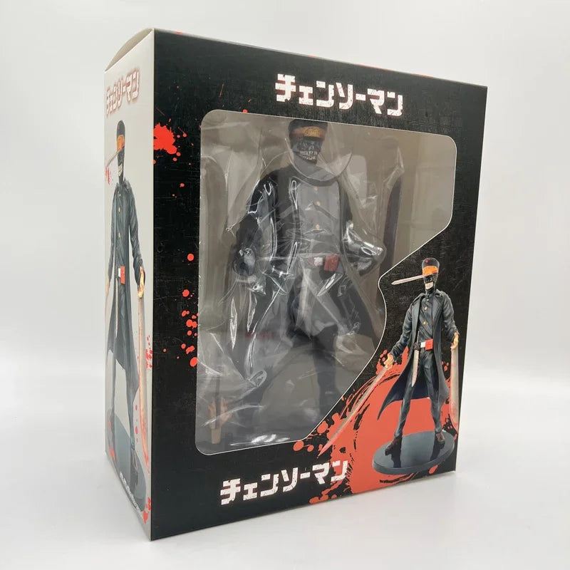 24cm Chainsaw Man Katana Man Anime Figure Samurai Sword Action Figure Denji/Power Figurine Adult Collectible Model Doll Toys