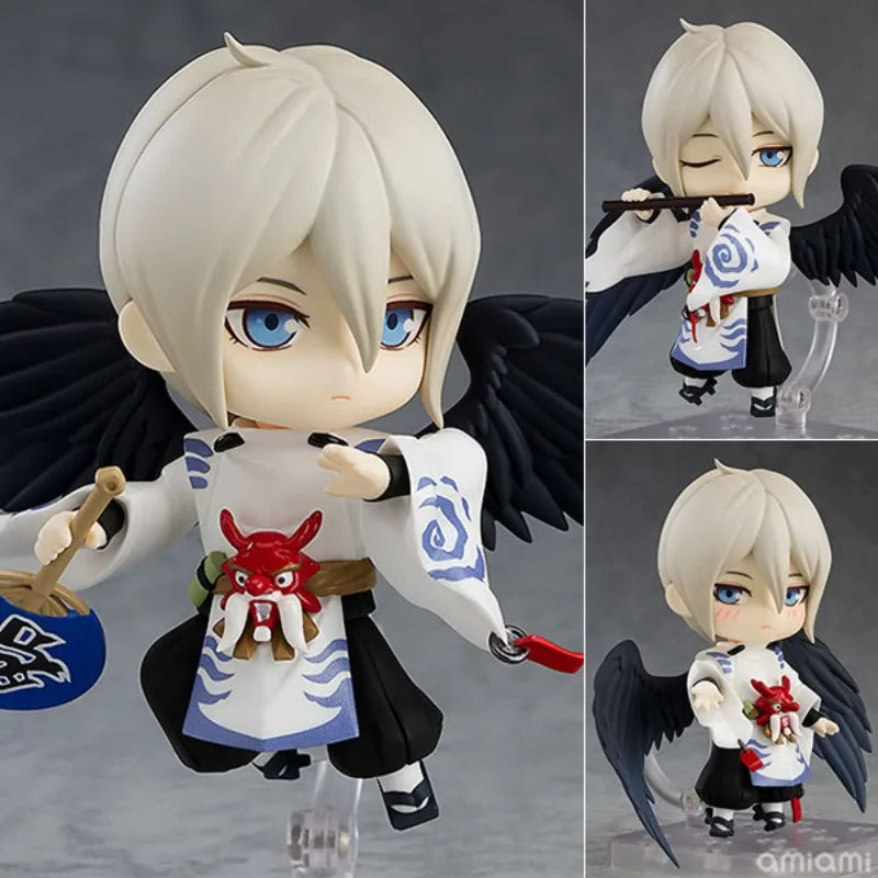 #1608 Onmyoji Shiranui Anime Girl Figure #1227 Ootengu Action Figure #1244 Ibaraki Douji Figurine Collection Model Doll Toy 10cm