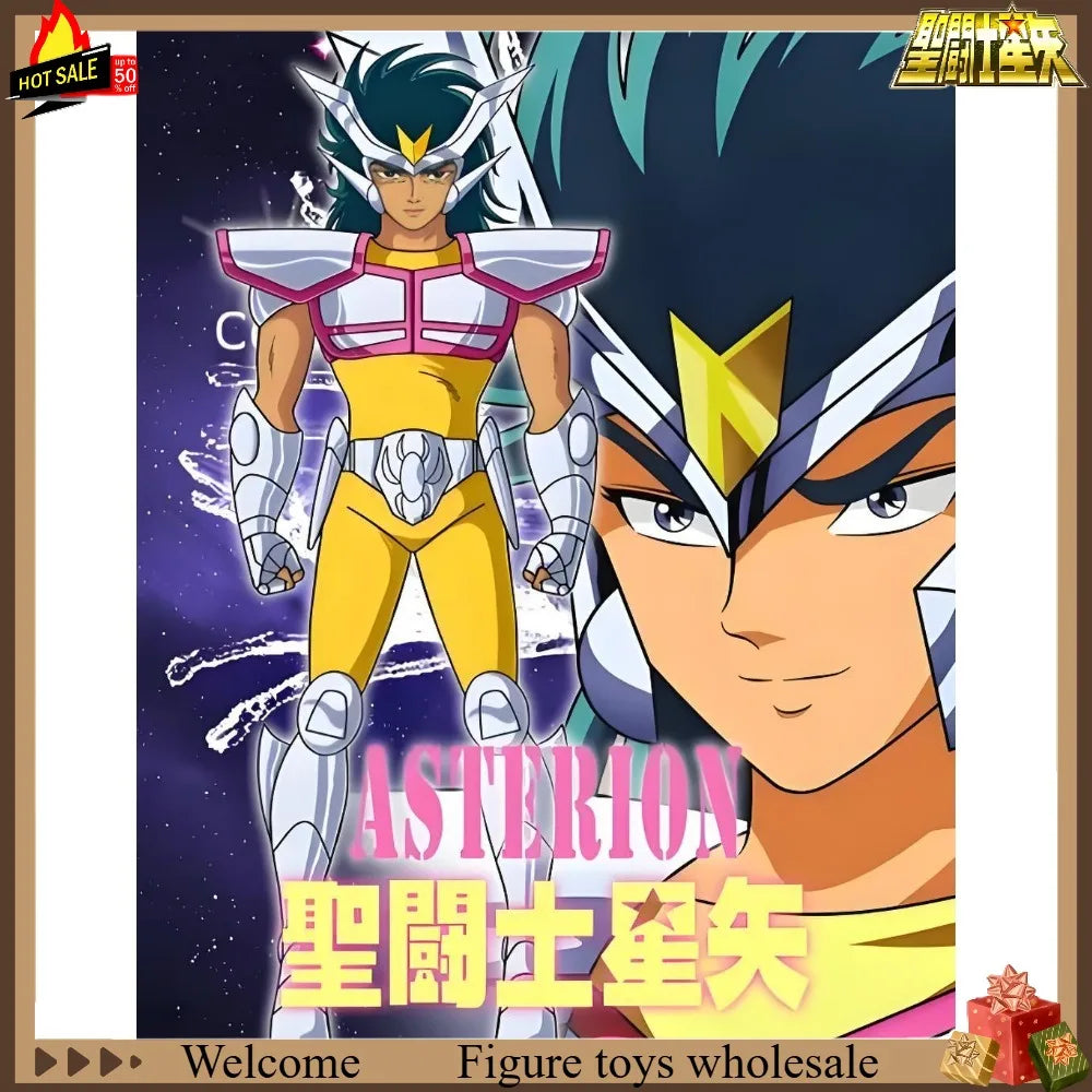 Spot Delivery CS Model Saint Cloth Myth EX Hound Asterion Zodiac Silver Knight Action Figure Toy Collection