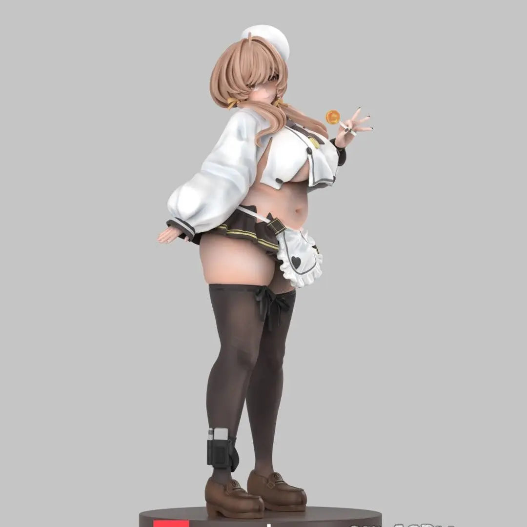 1/9 Siegesgöttin Dienstmädchenkleid Schönheitsmädchen 3D Harz Weißmodell Leere Figur DIY Ausmalen Unbemalte Unmontierte Modelle