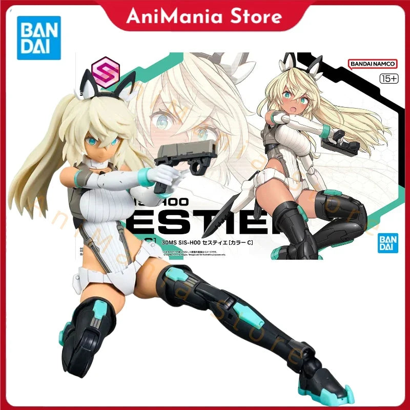 Original box Bandai SHF 30MS MINUTES SISTERS SIS-H00 SESTIER COLOR C Figure Finished Model kit Anime full Action Toy Gift forKID
