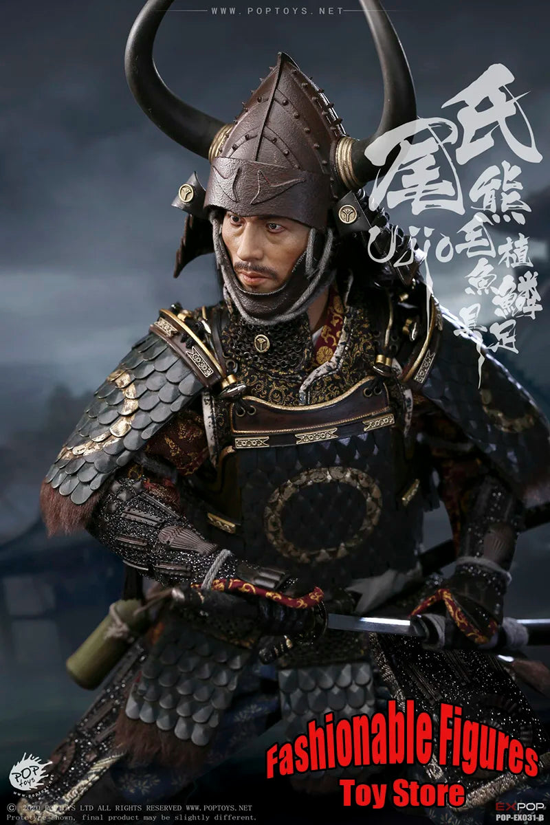 POPTOYS EX031B Collection Edition 1/6 Men Soldier Brave Samurai Full Set 12'' Action Figure Body Model Toys Dolls Best Fans Gift