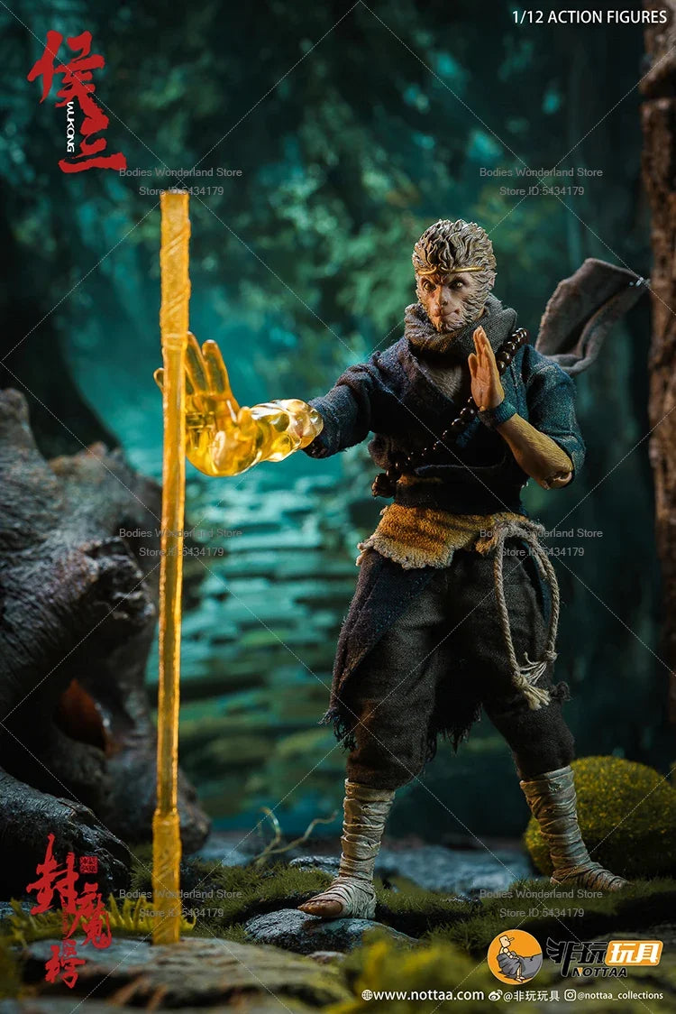 In Stock Nota 1/12 Scale Male Soldier Black Myth Wukong Anime Hou San Deluxe Edition 6Inch Action Figure Doll Collection
