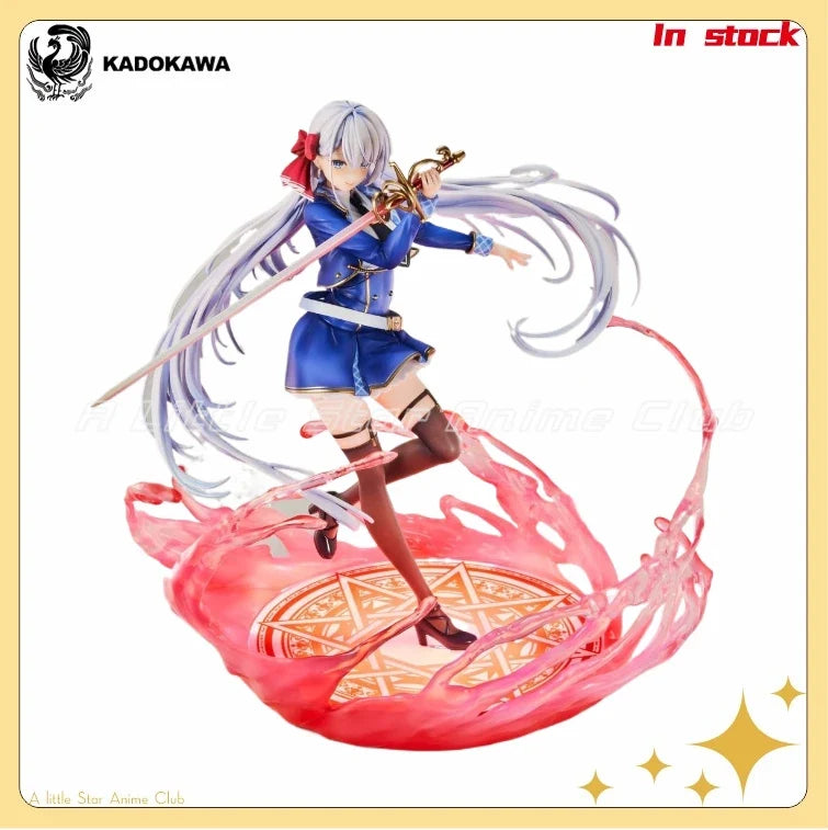 In Stock Original KADOKAWA KDcolle The Demon Sword Master of Excalibur Academy Riselia Ray Crystalia Anime Figure Model Toys