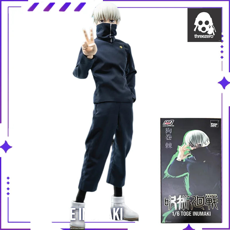 Spot Threezero Original FigZero Series Spell Battle Gojo 1:6 Finished Movable Doll Model Handmade Toy Gift Collection Ornament