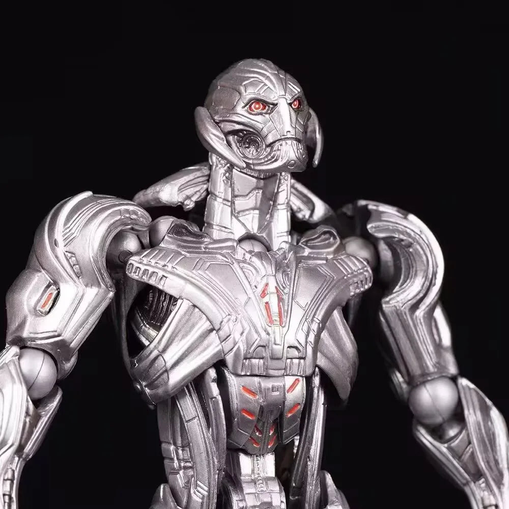 In Stock AC Toys Ultron Action Figures 16cm Ko Model Ultron Kaiyodo Amazing Yamaguchi Avengers Anime Collection Model Toys Gifts