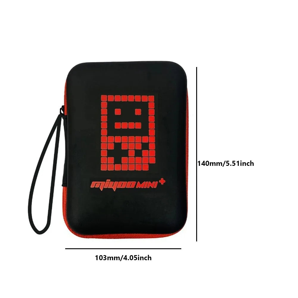 For Miyoo Mini Plus Protective Case Suitable for Miyoo Retro Handheld Game Console Portable Storage Bag Dustproof Anti-fall