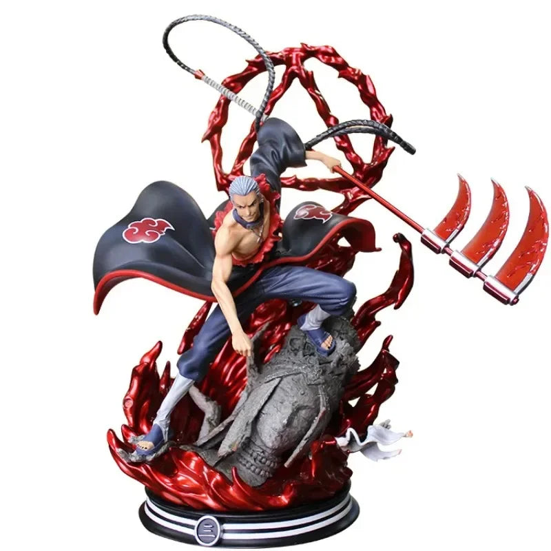 36cm Naruto Large Hidan CS Figure Akatsuki Evil God GK Model Statue Limited Collection Anime Gift Cool Decoration Birthday Toys