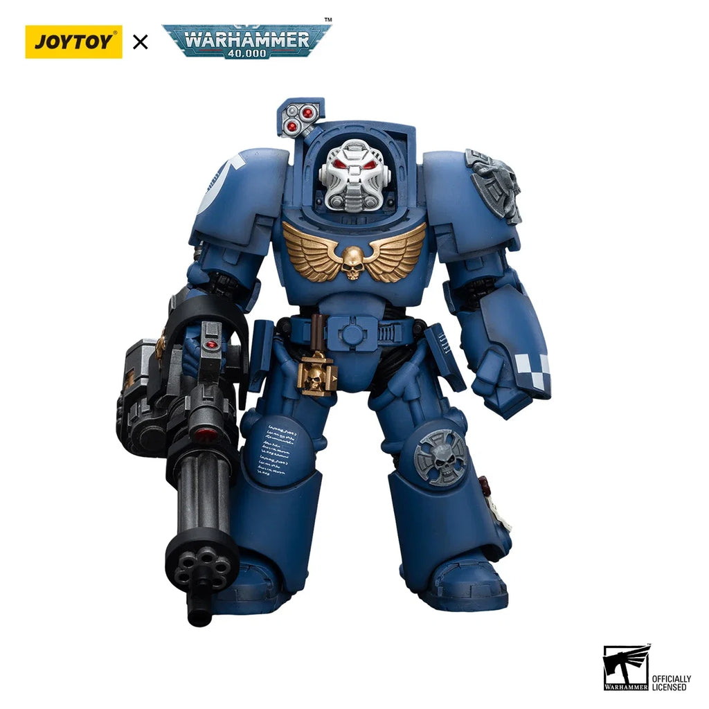 [IN STOCK]JOYTOY Warhammer 40K Action Figure 1/18 Ultramarines Terminator Squad 3PCS Model birthday