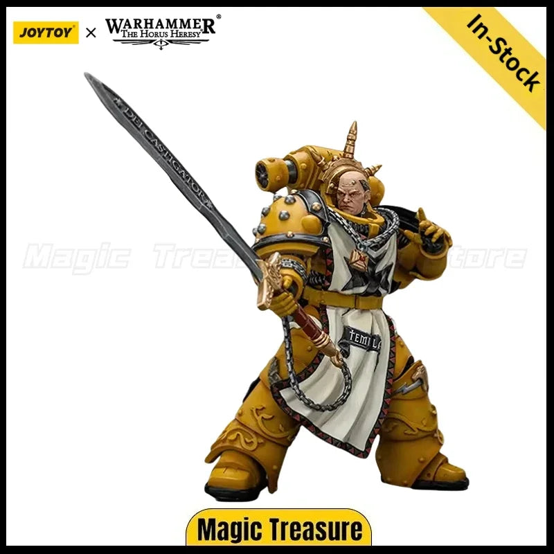 【Auf Lager】JOYTOY Warhammer 40K Imperial Fists Erster Krieger Sigismund Modell Geschenk-Sammlung 1/18 Actionfigur