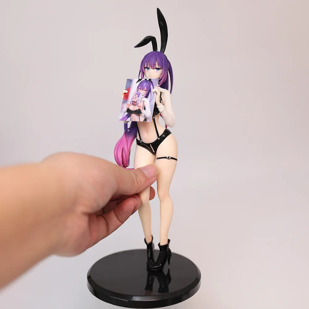 25cm BearPanda Yuna Bunny Girl illustration by Biya Anime Figure KonoSuba Darkness/Yuna-chan Action Figure Sexy Model Doll Toys
